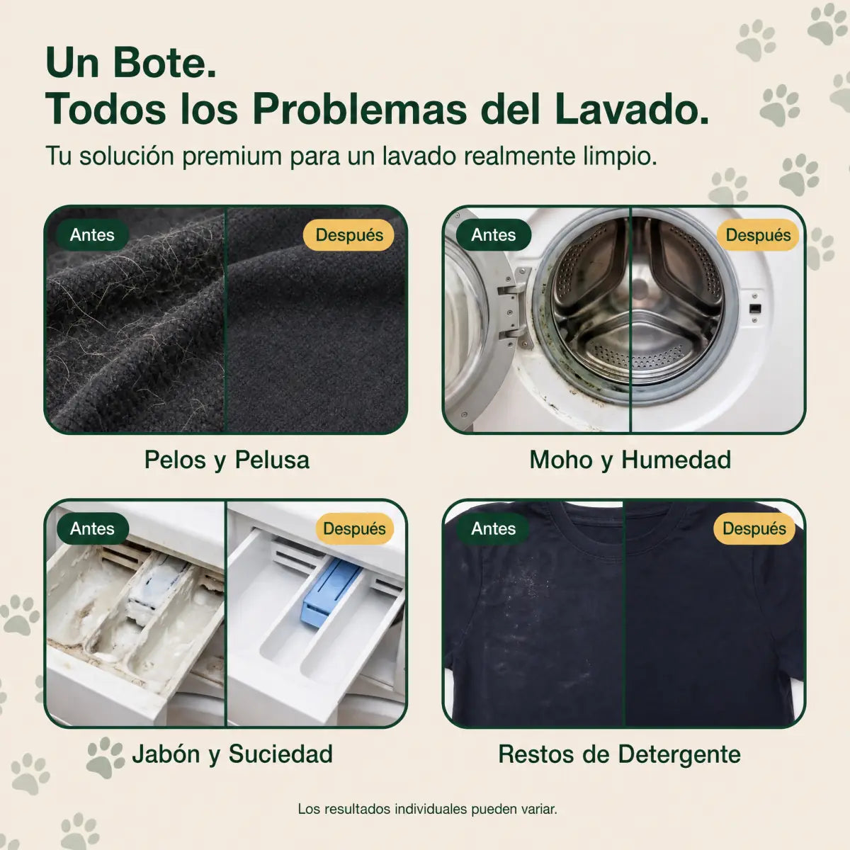 Un bote para todos los problemas del lavado
